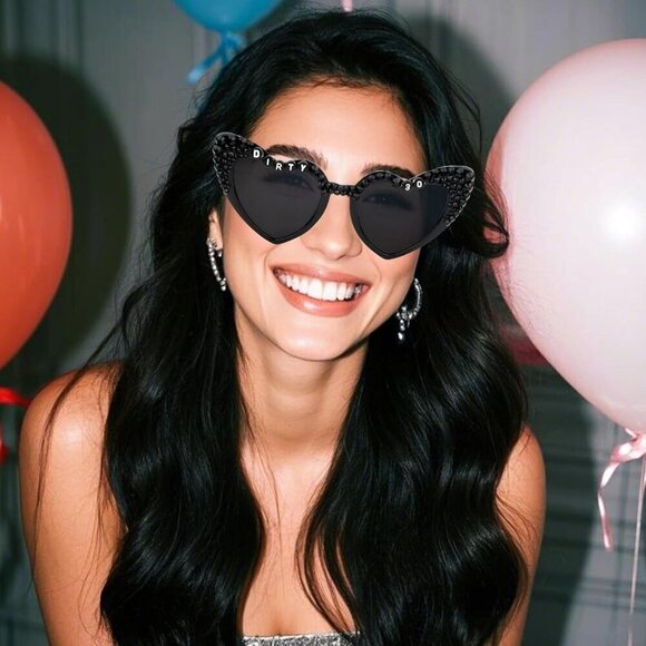 Dirty Thirty Birthday Sash & Sunglasses Set for Women 30th Party Decorations main image 4